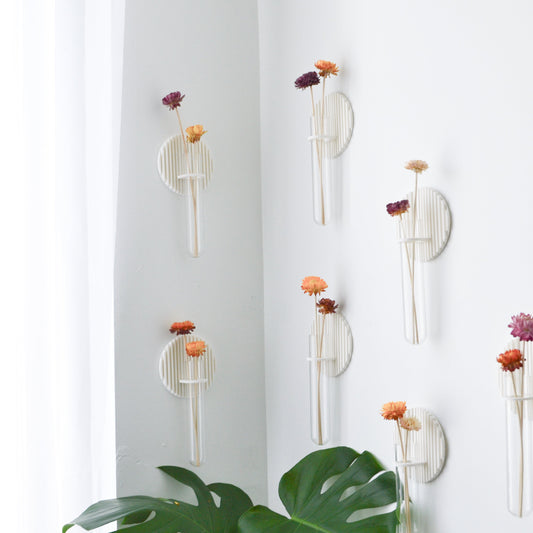 Textured Ridge Wall hanging Propagation Vase