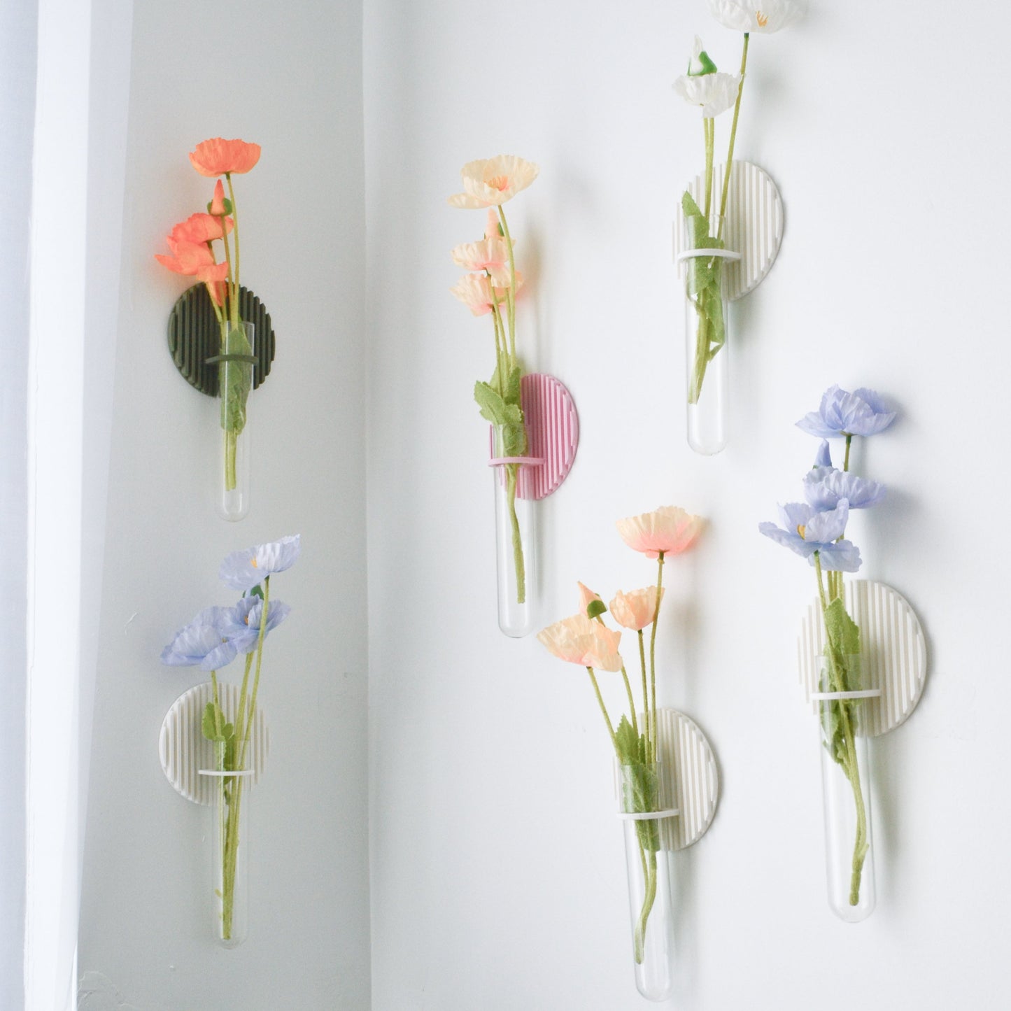 Textured Ridge Wall hanging Propagation Vase