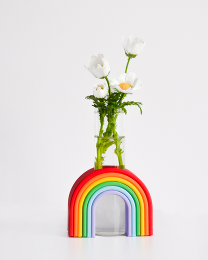 Rainbow Bud Vase