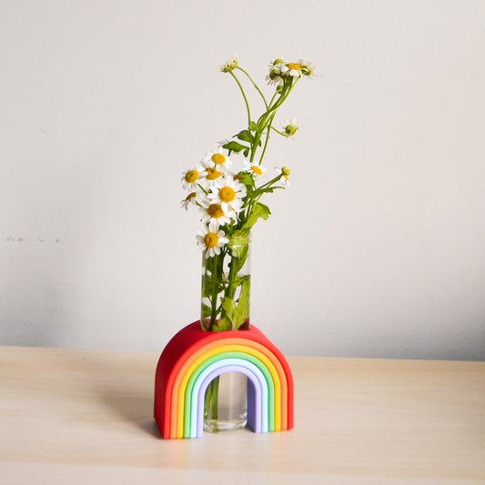 Rainbow Bud Vase