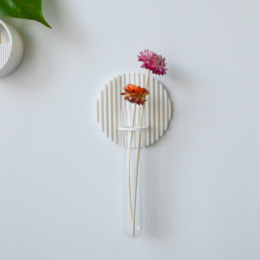 Textured Ridge Wall hanging Propagation Vase
